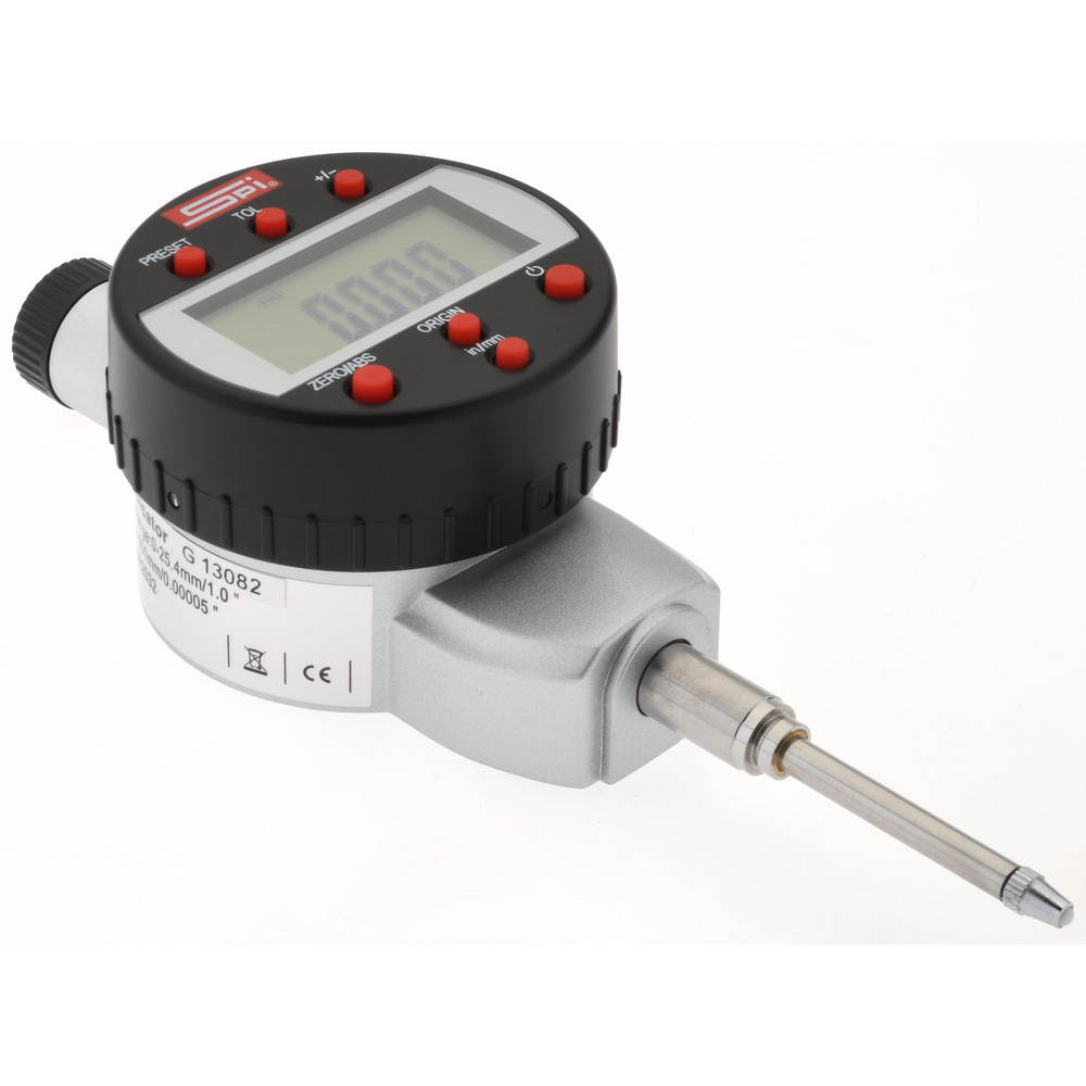 SPI Electronic Drop Indicator 1" Max, 0.000200 in & 0.0040 mm