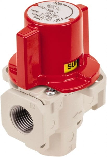 SMC PNEUMATICS VHS50-N10B-Z Manually Operated Valve: 1" NPT Inlet, 1" NPT Outlet, Lock-Out Valve, Handle Actuated 