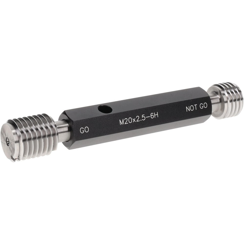 SPI - Plug Thread Gage: M20x2.5 Thread, 6H Class, Double End SPI - Plug Thread Gage: M20x2.5 Thread, 6H Class, Double End