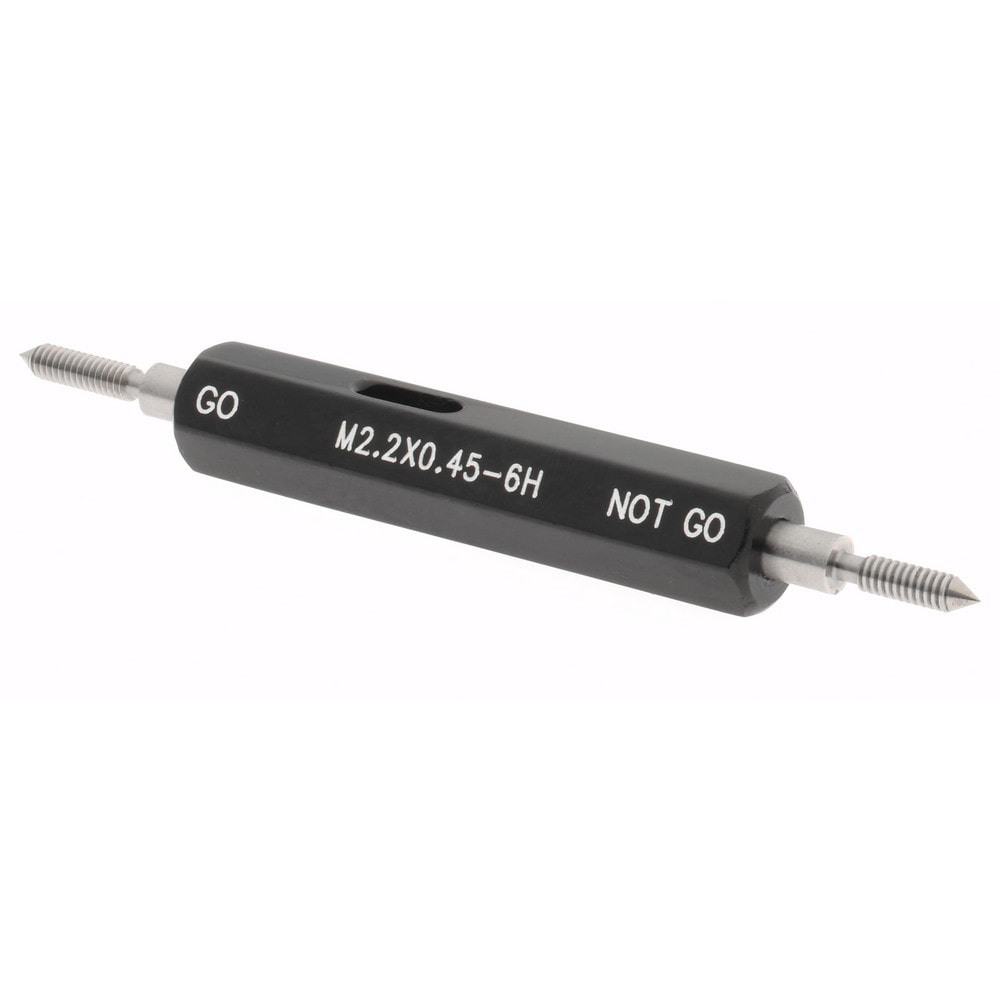 SPI 37-181-5 Plug Thread Gage: M2.2x0.45 Thread, 6H Class, Double End, Go & No Go Image