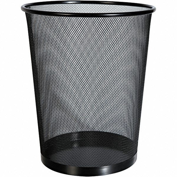 Universal One Wastebasket Black MSC Industrial Supply Co.