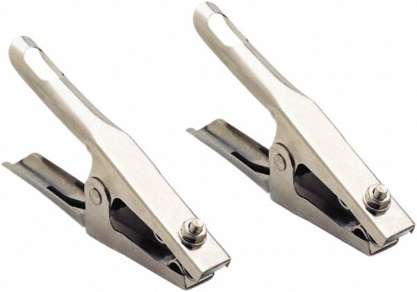 Welding Ground Clamps; Type: Ground Clamp ; Clamp Type: Ground Clamp ; Jaw Opening: 5in (Inch); Jaw Depth: 3in (Inch); Material: Fiberglass Polyamide ; Length (Inch): 7