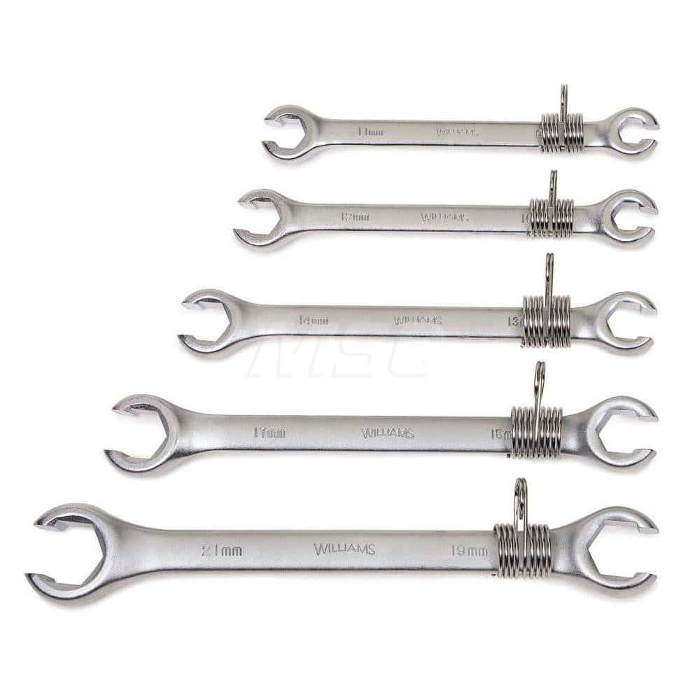 Flare Nut Wrenches; Type: Open End Wrench ; Size (mm): 9 x 11 ; Head Type: Open; Open End ; Overall Length (Inch): 5-11/16 ; Material: Steel ; Finish/Coating: Satin-Chrome; Satin-Chrome Finish