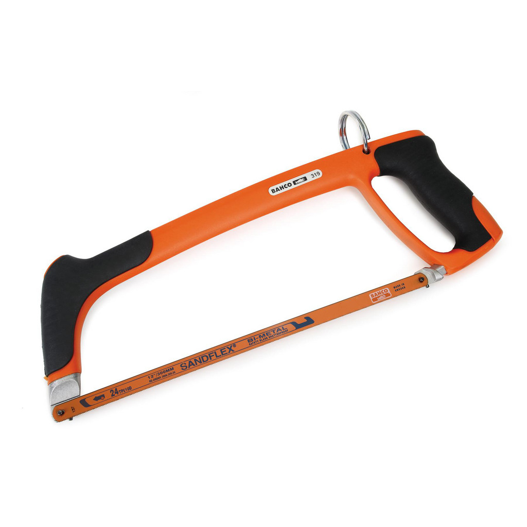 Amoolo Hacksaw Set – 12" Hand Saw + 10" Mini Hacksaw With 4 Blades For Metal, Wood, PVC Pipe