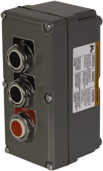 Schneider Electric 9001KYK32 Push-Button Switch: 1.18" Mounting Hole Dia 