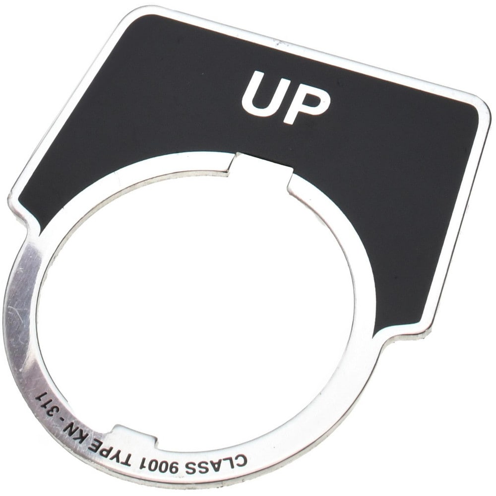 Aluminum Legend Plate - Up