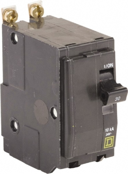 Square D QOB230H 30 Amp, 240 VAC, 2 Pole, Bolt On Miniature Circuit Breaker Image