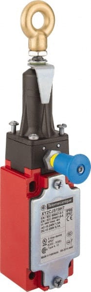 Telemecanique Sensors XY2CJS19H7 6 Amp, NO/2NC Configuration, Dual Operation, Rope Operated Limit Switch 