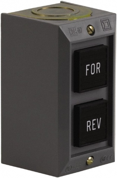 Schneider Electric 9001BG206 Push-Button Control Station: Momentary, 2NO, Forward & Reverse Image