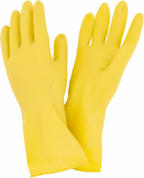 Series 87-089 Chemical Resistant Gloves: Size Medium, 8.50 Thick, Latex, Unsupported,