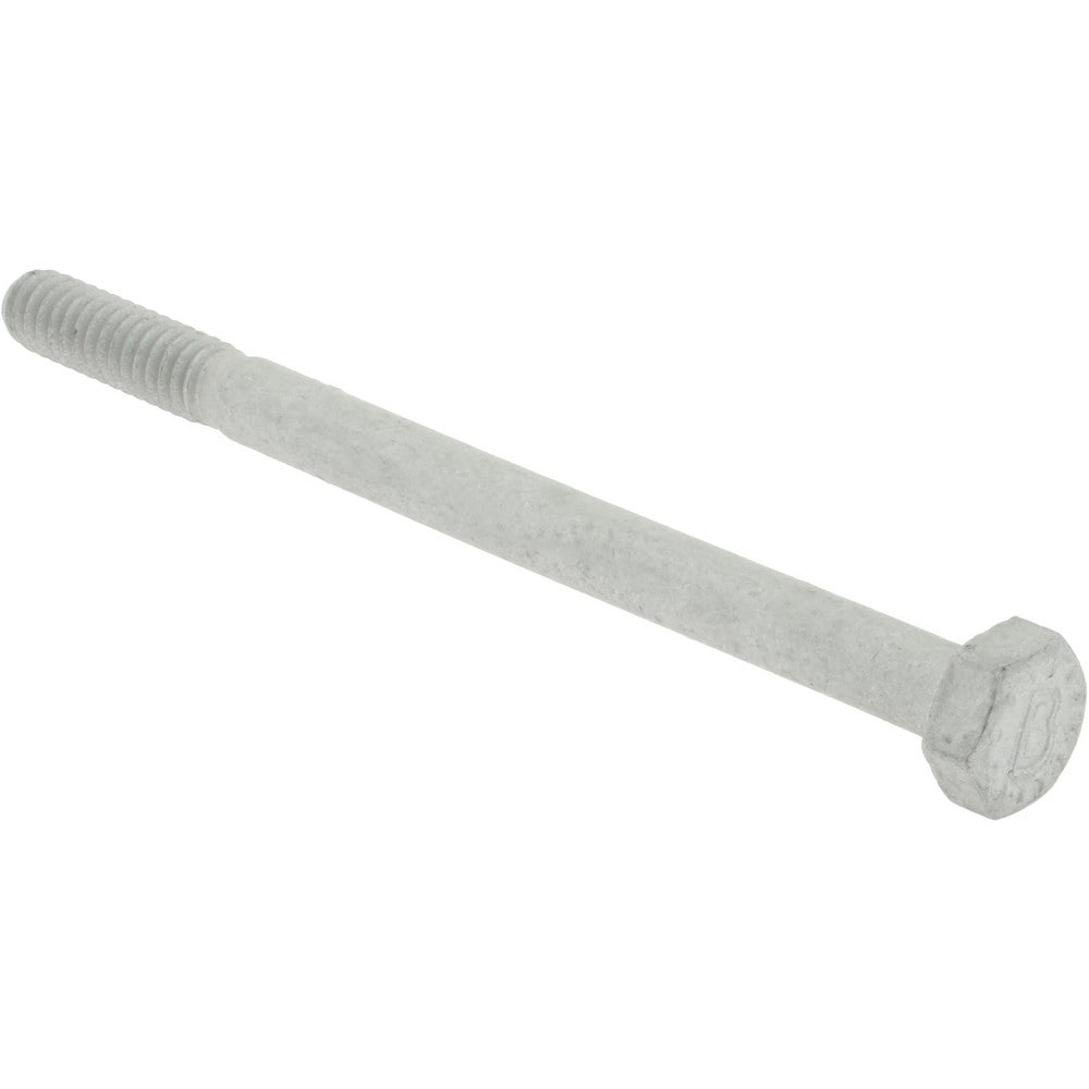 Bowmalloy BOW36009 Hex Head Cap Screw: 1/4-20 x 2-1/4", Grade 9 Steel, Zinc-Plated Clear Chromate 