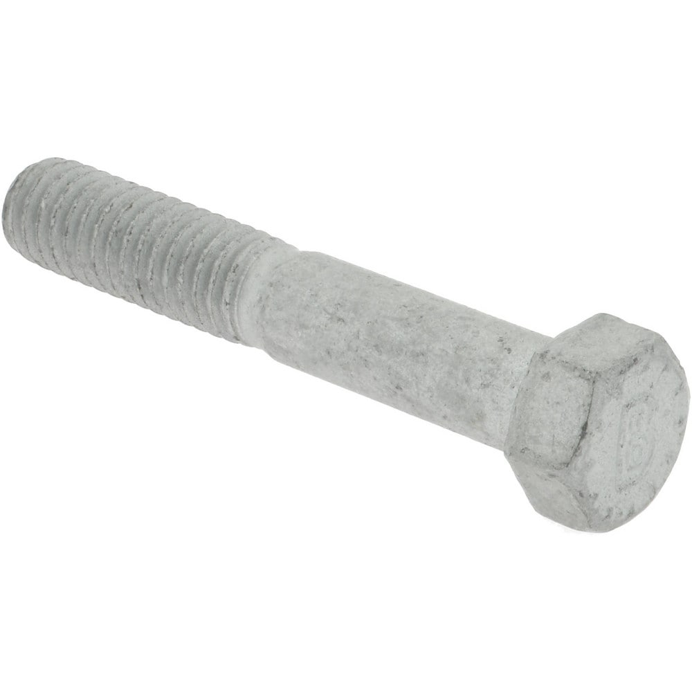 Bowmalloy BOW36056 Hex Head Cap Screw: 3/8-16 x 1-1/2", Grade 9 Steel, Zinc-Plated Clear Chromate Image