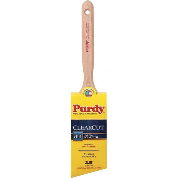 Purdy 144152125 Paint Brush: 2-1/2" Nylon & Synthetic, Synthetic Bristle 