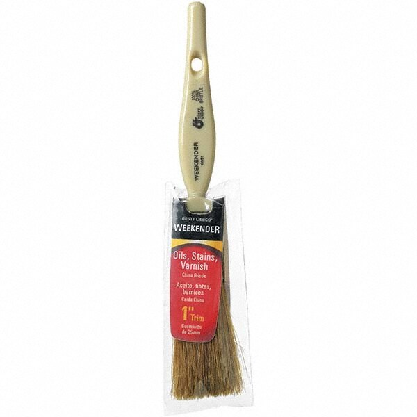 Paint Brush: 1" Hog, Natural Bristle