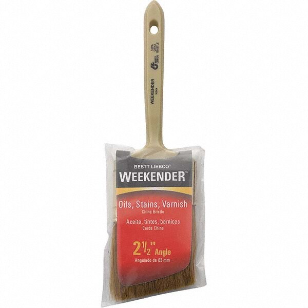Paint Brush: 2-1/2" Hog, Natural Bristle