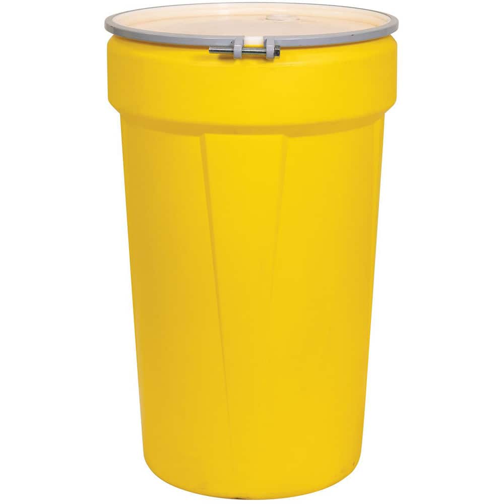 Eagle MHC 1655MBRBG Storage Drum: 55 gal, Yellow 