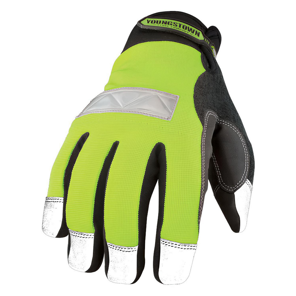 Gloves: Size XL, Micro-Fleece-Lined, Microfleece & Synthetic Leather