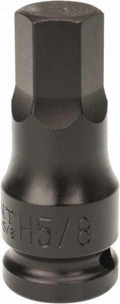 1/2" Drive, 5/8" Impact Hex Bit Socket