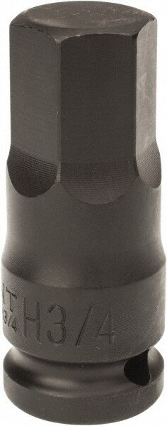 1/2" Drive, 3/4" Impact Hex Bit Socket