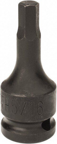 1/2" Drive, 5/16" Impact Hex Bit Socket