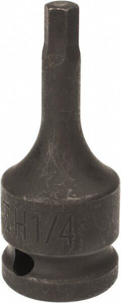 1/2" Drive, 1/4" Impact Hex Bit Socket