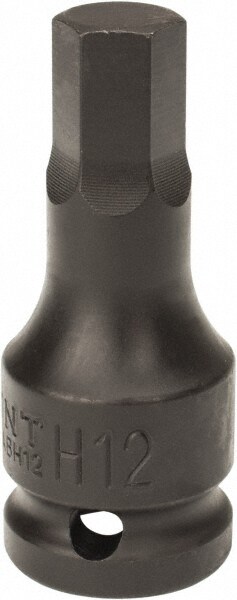 1/2" Drive, 12mm Impact Hex Bit Socket