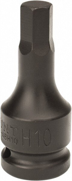 1/2" Drive, 10mm Impact Hex Bit Socket