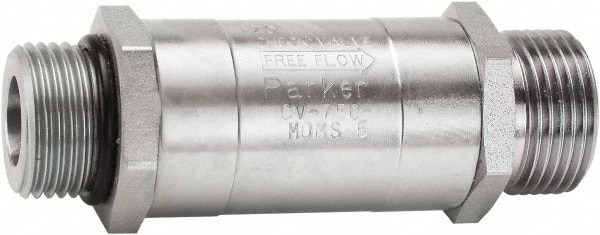 Parker CV-370-MOMS-5 Hydraulic Control Check Valve: 9/16-18 Inlet, 11/16-16 Outlet, 13 GPM, 3,000 Max psi Image