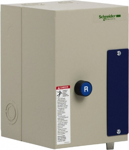 Schneider Electric LE1D253A62OU70 3 Pole, 25 Amp, 240 Coil VAC, 50/60 Hz, Nonreversible Enclosed IEC Motor Starter Image