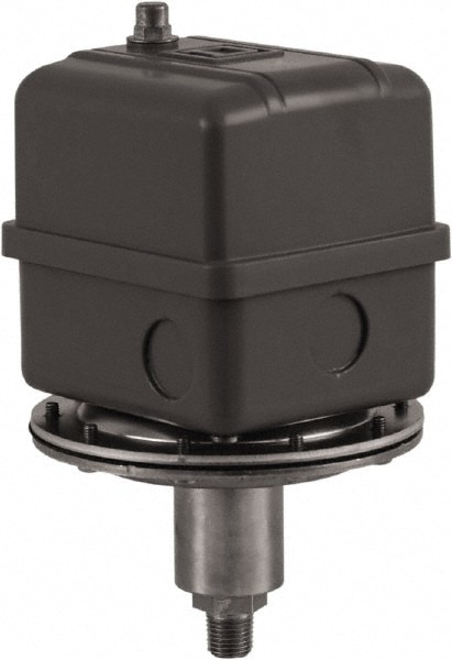 Square D - 1 NEMA Rated, DPST, 3 inHg to 8 inHg, Vacuum Switch Pressure ...