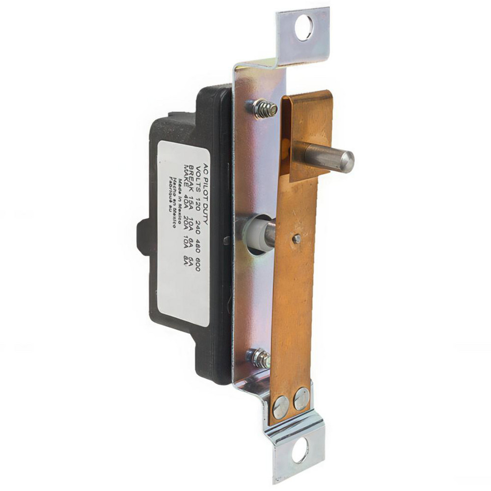 General Purpose Limit Switch: DPDT, 2NC/2NO, Plunger, Top - Panel Mount, Screw