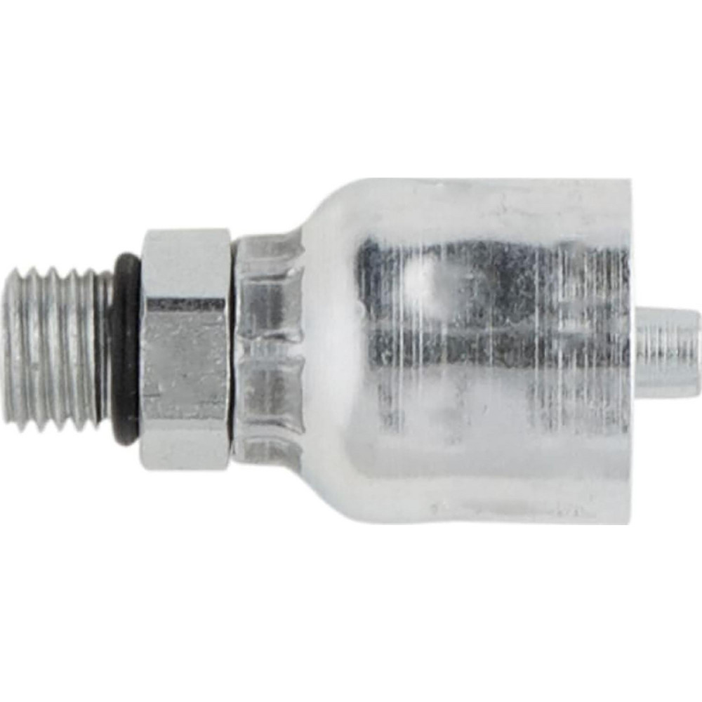 Hydraulic Hose Male Straight Thread O-Ring Fitting: 8 mm, 1-1/16-12, 1,000 psi