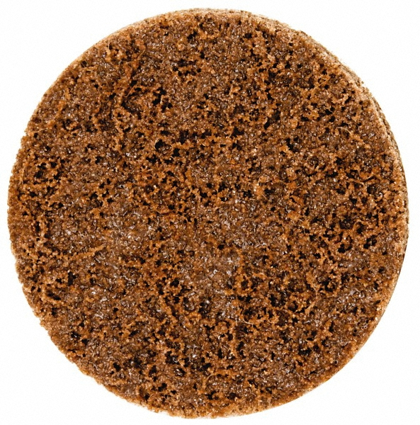 Quick-Change Disc: Type R, 2" Dia, Aluminum Oxide, Non-Woven - Brown, Nylon Web-Backed, 20000 RPM, Series Bear-Tex Rapid Prep
