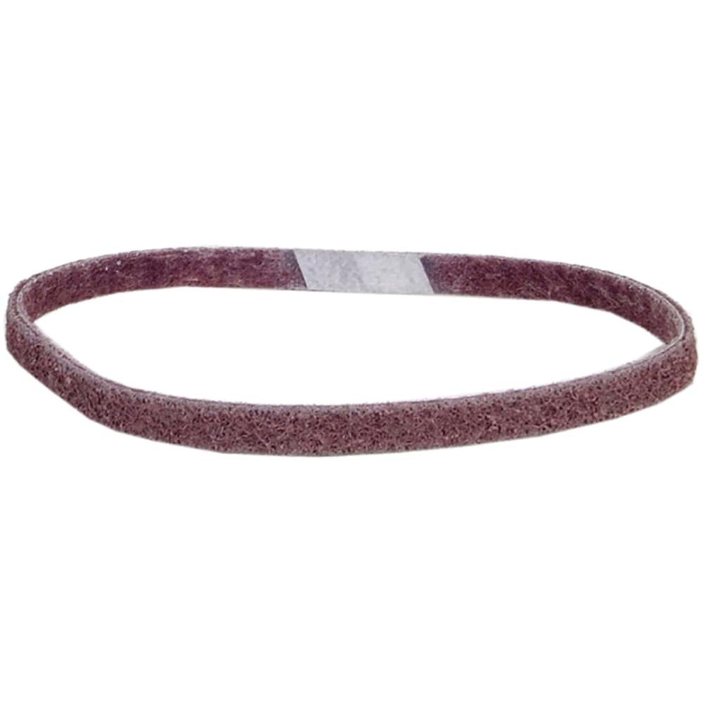 Abrasive Belt:  1/4" Wide, 24" OAL, 80 Grit, Aluminum Oxide