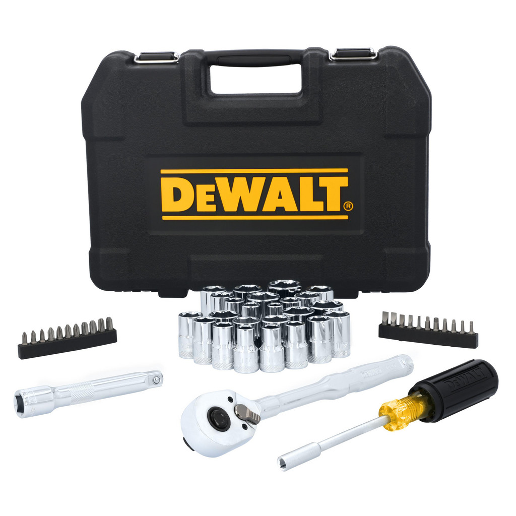 DeWALT Mechanic's Tool Set: 49 Pc - Blow Molded Case | Part #DWMT45405