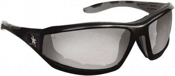 Safety Glass: Anti-Fog & Scratch-Resistant, Polycarbonate, Mirror Lenses, Full-Framed, UV Protection