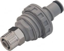 CPC Colder Products NS4D40006 1/4" Nominal Flow, Male, Nonspill Quick Disconnect Coupling 