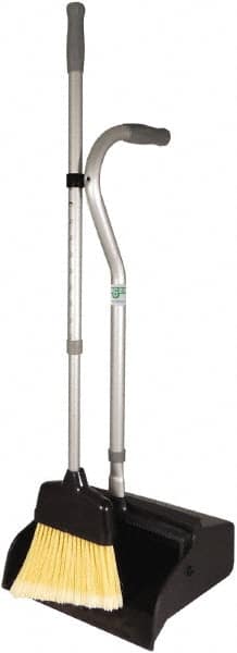 Upright Dustpan: Plastic Body, 38" Aluminum Handle