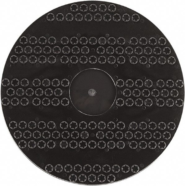 Floor Pad Holder: Non-Abrasive, 12" Long - Plastic, Black