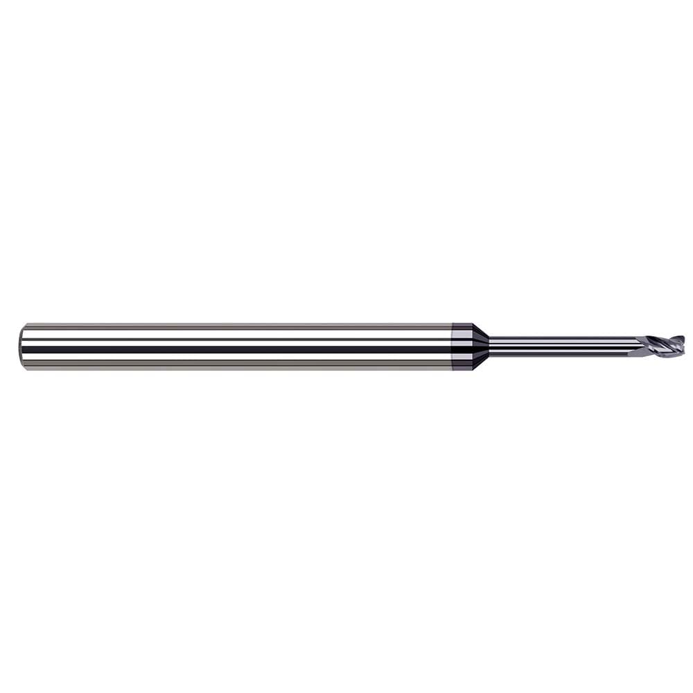 Harvey Tool 54862-C6 Corner Radius End Mill: 0.062" Dia, 3/32" LOC, 0.01" Radius, 3 Flutes, Solid Carbide Image