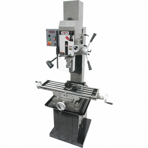 Mill Drill Machine: 20-1/2" x 8-1/4" Travel
