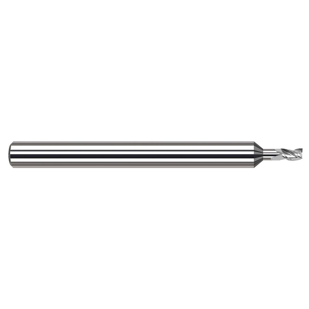 Harvey Tool 47893 Square End Mill: 3/32 Dia, 0.139 LOC, 1/8 Shank Dia, 2-1/2 OAL, 3 Flutes, Solid Carbide Image