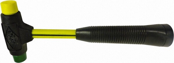 Non-Marring Hammer: 14 oz, 1" Face Dia, Composite Head