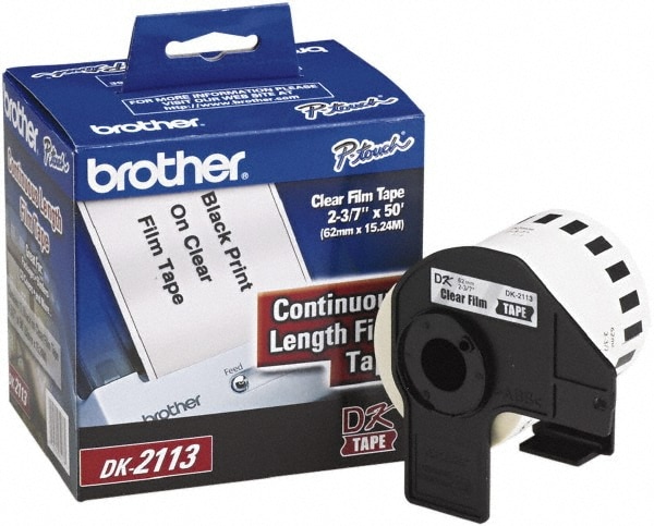 Brother - Tape Cassette: 50', Film, Clear | MSC Direct