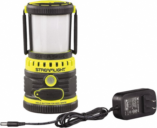 Streamlight 2m Impact Resistance, Water Resistant IPX7, Polycarbonate Spotlight Lantern Flashlight - 1,100 Lumens, 288 hr Runtime, White, Red LED