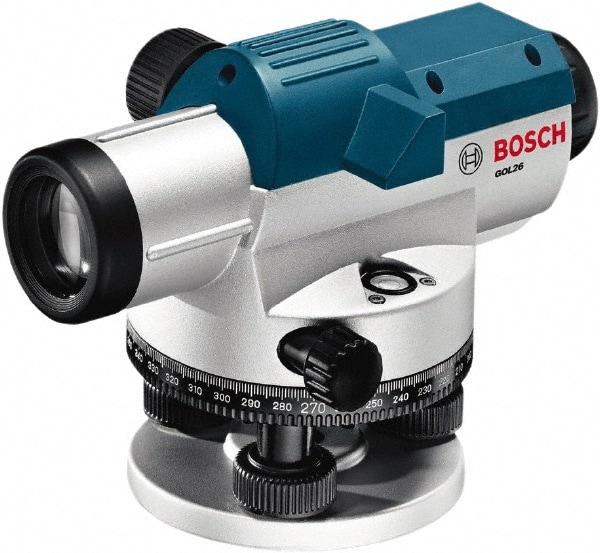 Bosch Optical Levels Type Automatic Optical Level Magnification 26x Level Type Self Leveling Compensator Magnetic or Nonmagnetic Magnetic Accuracy 1 16 in at 100 ft MSC Direct