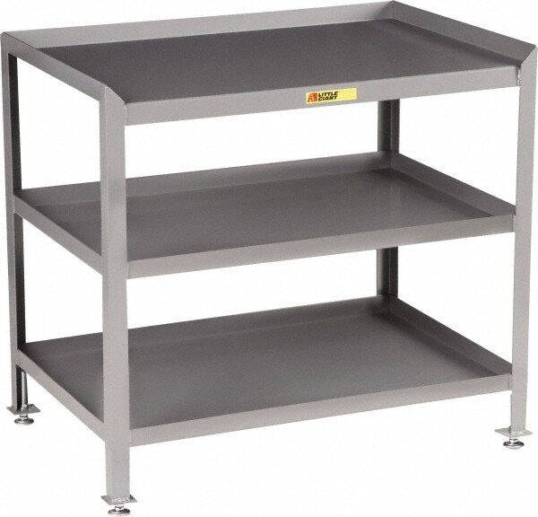 Stationary Workstation: 24" Wide, 36" Deep, 39" High, 2,000 lb Capacity