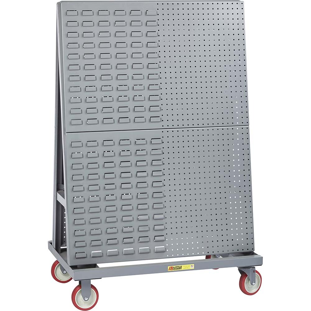 Multi Purpose Lean Tool Cart Mobile Work Center: 36" OAD, 56" OAH