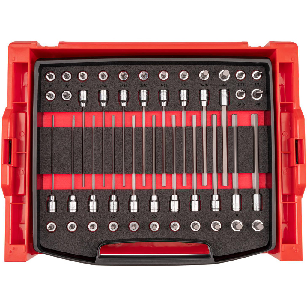 Tekton - Combination Socket Bit Sets: Set Type: Slotted, Hex, Phillips ...