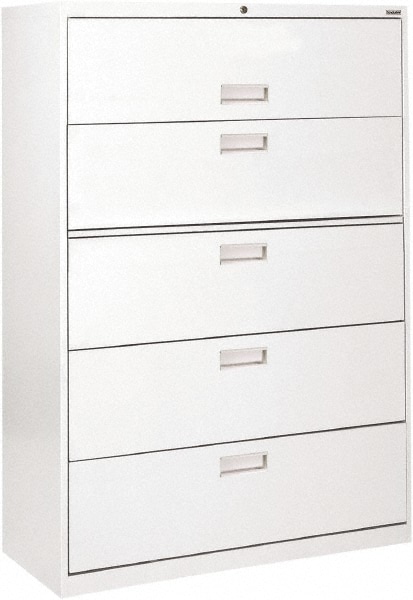 Sandusky Atlantic 36 Wide X 66 3 8 High X 19 1 4 Deep 5 Drawer Lateral File With Lock 54772900 Msc Industrial Supply